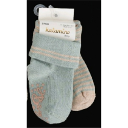 Set calzini corti antiscivolo bambino - verde - K44105-3