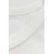 Body a maniche corte in puro cotone - bianco - 15605